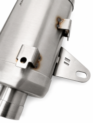 POWERAGE OTEVŘENÁ VÝFUKOVÁ KONCOVKA PRO GRR450, STEEL FINISH