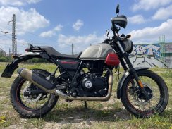 ROYAL ENFIELD SCRAM 411 GRAPHITE RED
