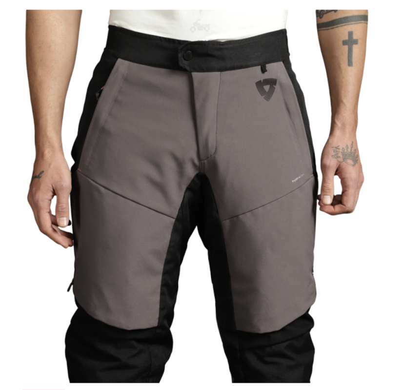 KALHOTY REV´IT! MENS DARCHA PRO LIGHT GREY - Velikost: 102cm