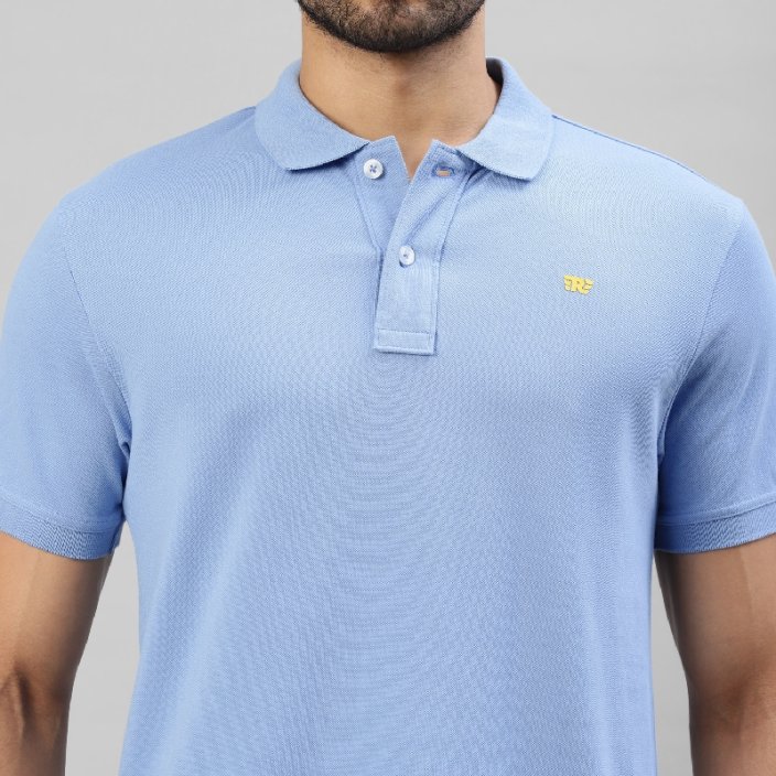 RE TRIČKO PÁNSKÉ POLO LIGHT BLUE