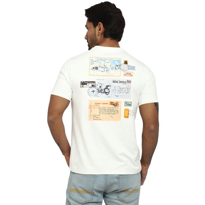 TRIČKO PÁNSKÉ POSTCARDS BÍLÉ