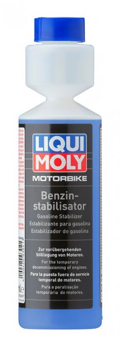 LIQUI MOLY - STABILIZÁTOR BENZÍNU MOTORBIKE 250 ML