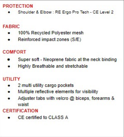 BUNDA ECO WINDFARER BLACK - Velikost: XL