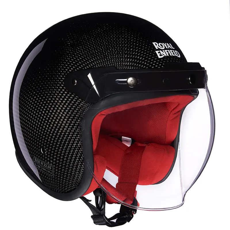 Helmet Jet C/visiere Carbon - Velikost: XL