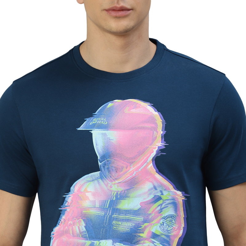 RE TRIČKO PÁNSKÉ RIDER NAVY - Velikost: L