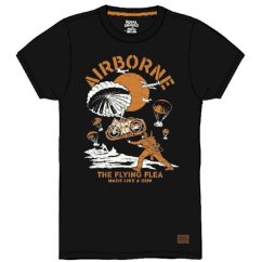 TRIČKO PÁNSKÉ AIRBORNE BLACK