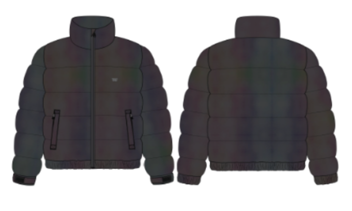 REFLECTIVE PUFFER JACKET WOMENS