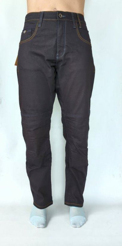 MOTO KALHOTY JEANS MODRÉ 38
