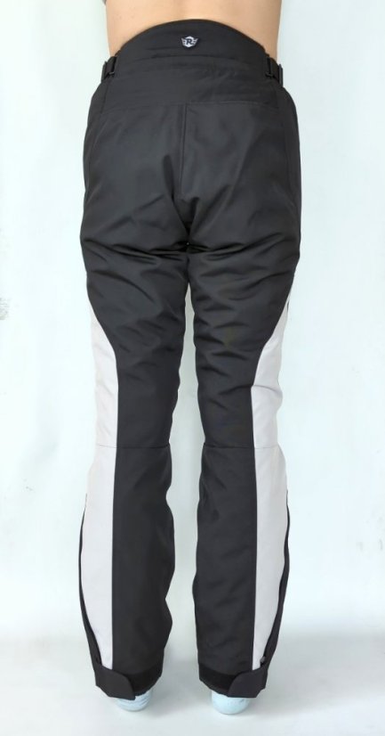 MOTO KALHOTY ČERNO ŠEDÉ XS 77cm