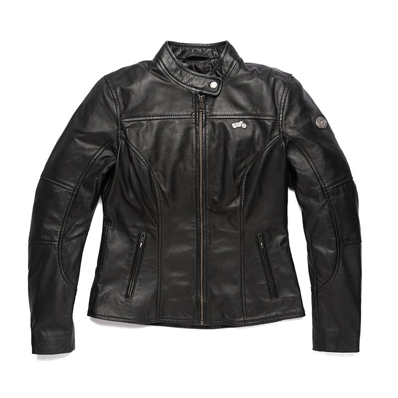 BUNDA MARSHAL KOŽENÁ  BLACK - Velikost: XL