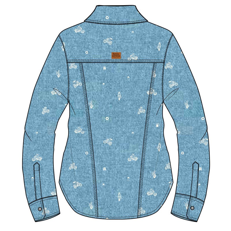 KOŠILE DÁMSKÁ DENIM - Velikost: M
