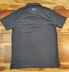 RE TRIČKO PÁNSKÉ HYBRID POLO BLACK