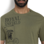 TRIČKO RE STAMP OLIVE - Velikost: XXXL