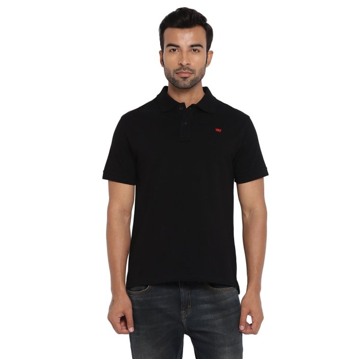 RE TRIČKO PÁNSKÉ POLO ČERNÉ