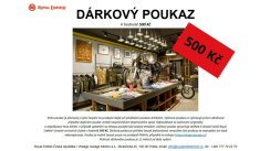 Dárkový poukaz v hodnotě 500 Kč