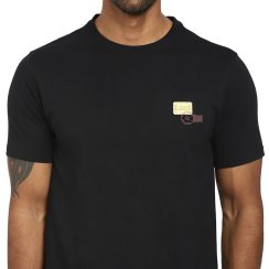 TRIČKO PÁNSKÉ POSTCARDS ČERNÉ