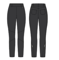 KALHOTY DÁMSKÉ RIDE MORE LEGGINGS BLACK