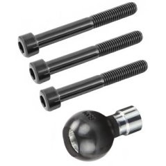 RAM MOUNTS úchyt na motorku s upnutím šrouby M8 do řídítek, s 1" čepem