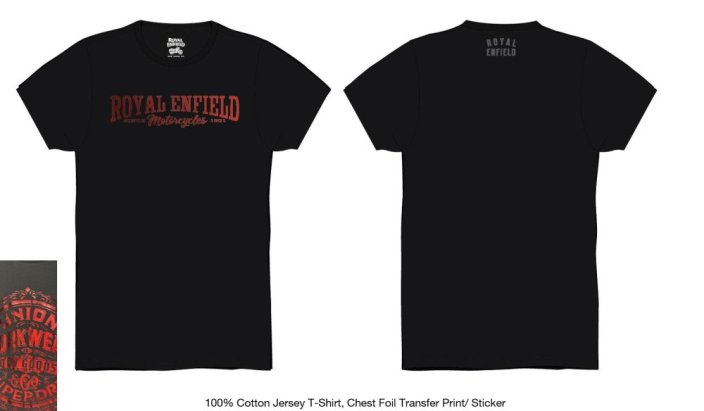 TRIČKO PÁNSKÉ FOIL PRINT BLACK