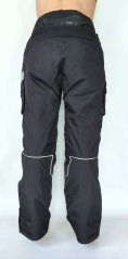 MOTO KALHOTY ČERNO ŠEDÉ XL 108/115cm