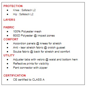 KALHOTY RE GRAVEL ČERNÉ