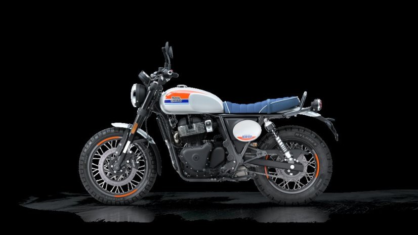 Motocykl Royal Enfield Interceptor Bear 650 Twin (E5+) BOARDWALK WHITE