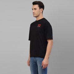 RE TRIČKO PÁNSKÉ EMOJI BLACK