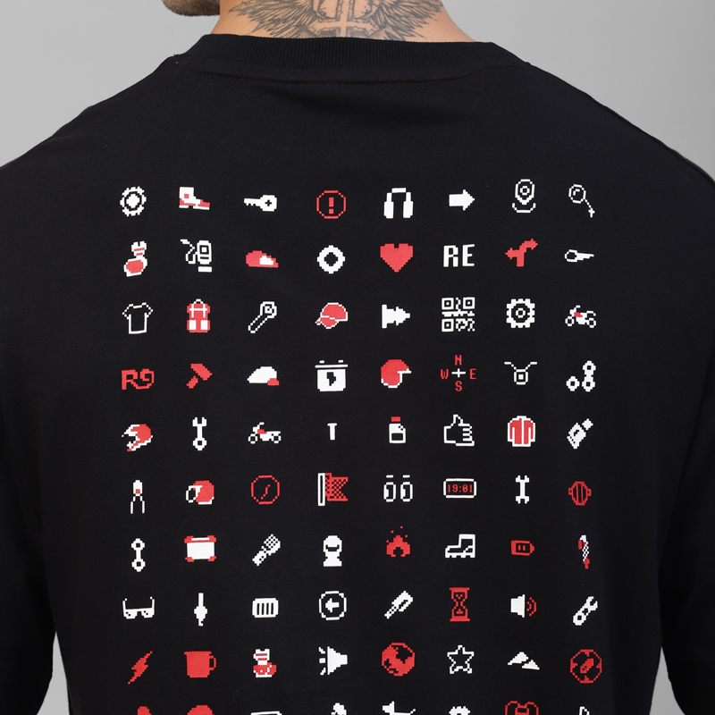 RE TRIČKO PÁNSKÉ EMOJI BLACK - Velikost: S