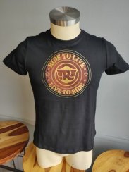 TRIČKO DÁMSKÉ METALLIC SEAL LOGO ČERNÉ