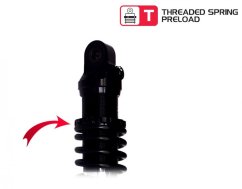 YSS zadní tlumiče bez nádobky pro INTERCEPTOR a GT 650 (black)