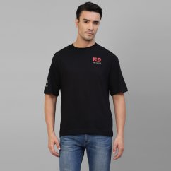 RE TRIČKO PÁNSKÉ EMOJI BLACK