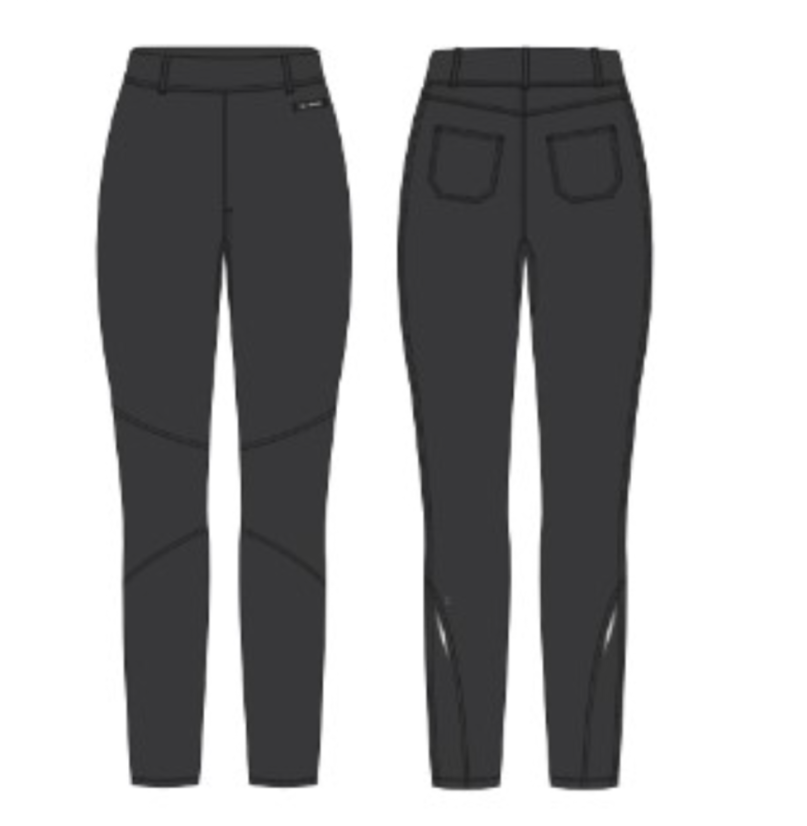 KALHOTY DÁMSKÉ RIDE MORE LEGGINGS BLACK - Velikost: L