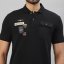 RE TRIČKO PÁNSKÉ HYBRID POLO BLACK