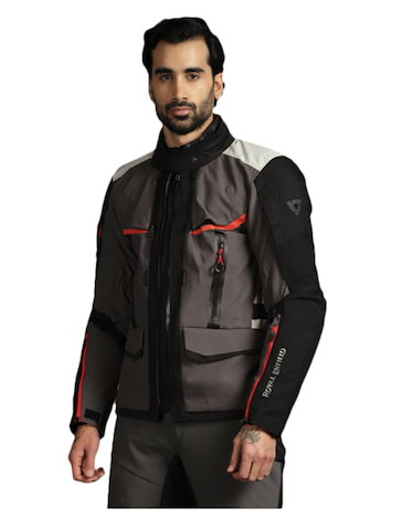 BUNDA REV'IT! MENS DARCHA PRO ŠEDÁ - Velikost: XXXL